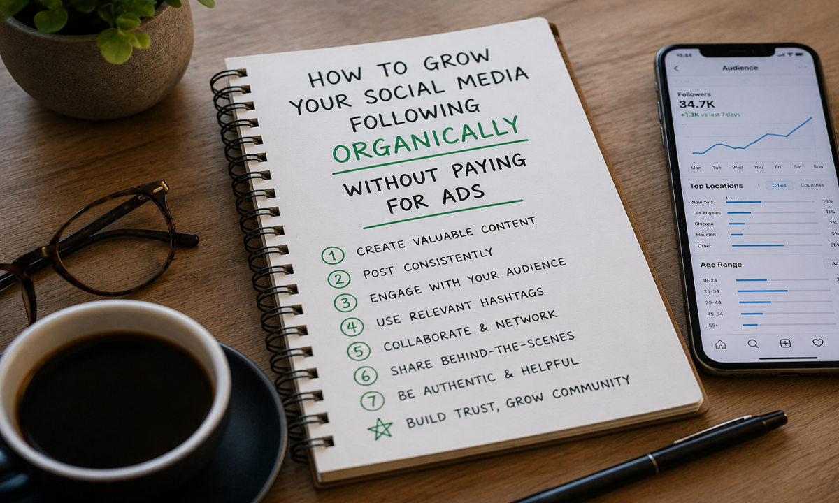 How To Grow Your Social Media Following Organically